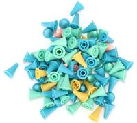 100 protections d'aiguilles 2 tailles Capsules de tricot en silicone pratiques et colorées pour le tissage du crochet stitchinglarge