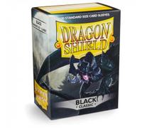 100 Protège cartes Dragon Shield Black 63x88mm