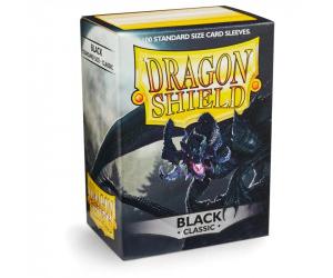 100 Protège cartes Dragon Shield Black 63x88mm