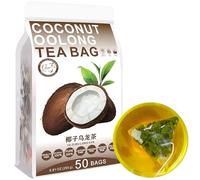100% Pure Natural Herbal Tea, Coconut Oolong Tea Bag, 250g/8.81oz (5g*50bags), 椰子乌龙茶, sans additifs, sans OGM