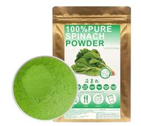 100% Pure Spinach Flour 菠菜粉 100g/3.52oz poudre d'épinards, poudre verte pour jus, smoothies, soupes, plats à griller et recettes