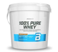 BioTech USA Poudre de protéines 100% Pure Whey Noisette 4 kg – Sans gluten, BCAA et glutamine