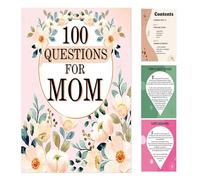 100 Questions Journal,Tell Your Life Story Mom | Thoughtful Well-Designed Long Lasting Book for Women Mothers Daughters Birthday Christmas