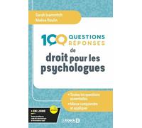100 questions-réponses de droit pour les psychologues