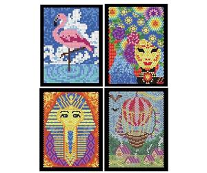 100 QUESTS Couleur Par Numéro : Carrés + Triangles + Hexagones + Cercles, Merveilleux Défis Extrêmes De Quête De Couleurs Avec Images Cachées, Livre De Coloriage Amusant En Pixel Art Pour Et