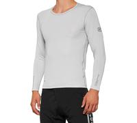 100% R-Core Concept Jersey à manches longues, gris, taille L pour homme