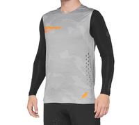100percent R-core Concept Gilet Gris S Homme Grey / Camo