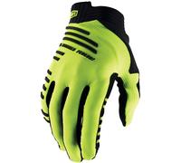100% R-Core Gants de vélo, Jaune néon, Taille M