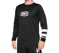 100% R-Core Maillot vélo jeunesse, noir-blanc, taille L