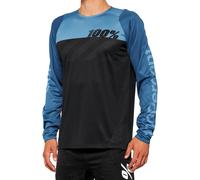 100% R-Core Maillot vélo, noir/bleu, Taille S