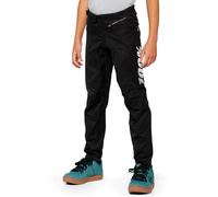 100% R-Core Pantalon de vélo pour jeunes, Noir/Blanc, Taille 24