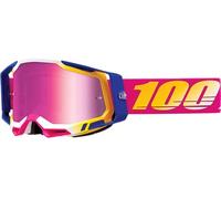 100% Racecraft II Mission Lunettes de motocross, rose-jaune