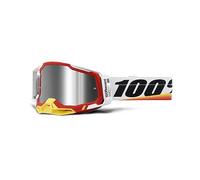 100percent Racecraft 2 Goggles Orange Silver Flash Lens/CAT3 Arshem Red