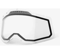 100% Racecraft II/Accuri II/Strata II Dual Lentille de remplacement, Clear