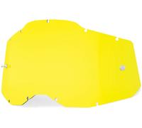 100% Racecraft II/Accuri II/Strata II Lentille de remplacement, Teinte jaune, Taille unique