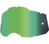 100% Racecraft II/Accuri II/Strata II Lentille de remplacement, vert miroir, Taille unique