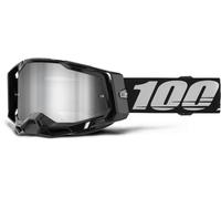 100% Racecraft II Essential Lunettes de motocross, noir-gris pour homme