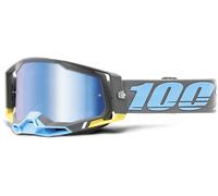 100% Racecraft II Trinidad Lunettes de motocross, Gris/bleu