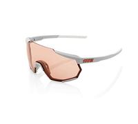 100% Racetrap Hiper Coral Lunettes de Soleil, Gris, Taille Unique Unisex