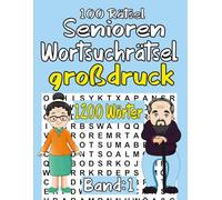 100 Rätsel Senioren Wortsuchrätsel großdruck Band 1: Themen Wortsuchrätsel (Wale ,Raubtiere ,Mauerwerksbau ,Biogeographie....), 1200 Wörtern mit allen Lösungen