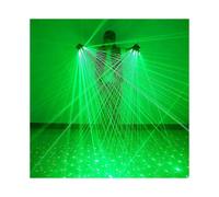 (100 rays,Right hand)Green Laser Gloves, Led Stage Performance Props For Party Stage Laser Show