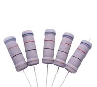 100 résistances de 5 W, 62 68 75 82 91 100 120 150 180 200 220 240 270 300 330 360 390 430 ohms, à couche d'oxyde métallique, résistance de 5%(10 ohm)