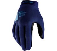 100% Ridecamp Gants de vélo, bleu, taille S pour homme