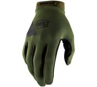 100% Ridecamp Gants de vélo, vert, taille M pour homme