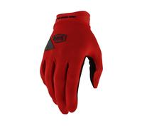 100% Ridecamp Gel Gloves Red M