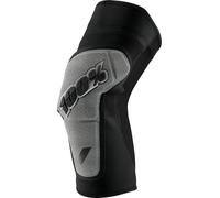 100% Ridecamp Protège-genoux de vélo, noir/gris, Taille S