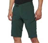 100% Ridecamp Shorts 2022 Forest Green 28"