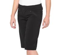100% Ridecamp Shorts de vélo pour dames, noir, Taille S