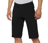 100% Ridecamp Shorts with Liner 2022 Black 32"