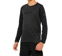 100percent Ridecamp Long Sleeve Enduro Jersey Noir 10-12 Years Enfants Black / Charcoal