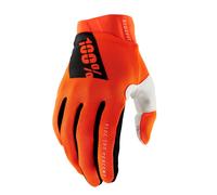 100% Ridefit Gloves Fluo Orange L