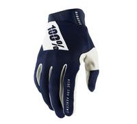 100% Ridefit Gloves Navy / White L