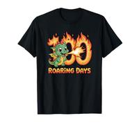 100 Roaring Days Dino Boys & Girls 100th Day of School T-Shirt