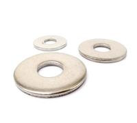 100 rondelles plates épaisses et larges en acier inoxydable 304, de dimensions M2.5 à M16 Pour Vis(M2.5 100pcs)