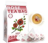 100% Rose Tea Bag, 150g/5.29oz (3g*50bags) boutons de rose séchés naturels purs - boutons de rose fleurs séchées - parfait pour le thé rose, la cuisson 玫瑰花茶
