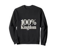 100% Royaume Chrétien Foi Spirituelle Sweatshirt