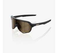 100percent S2 Sunglasses Noir Soft Gold Mirror/CAT3 Matte Black