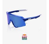 100% - S3 Cat 3 - Lunettes vélo Gloss Blue Holographic - HiPER Royal Blue Mirror Cat 3