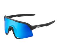 100percent S3 Sunglasses Noir Hiper Blue Multilayer Mirror/CAT3 Matte Black