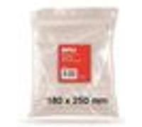 APLI Sachets plastique refermable 013131 – Lot de 100 – 180 x 250 mm