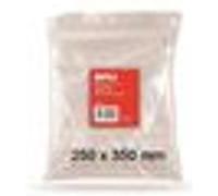 APLI Sachets plastiques refermables 13133 – fermeture zip – 250 x 350 mm – Pack 100