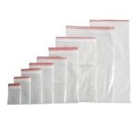 100 sachets plastiques refermables par zip apli dimensions - 40 x 60 mm G