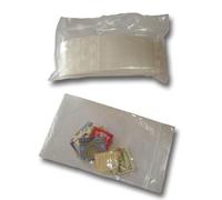 Jeco - Lot de 100 sachets à fermeture zip transparent format 4 x 6 cm : 40 x 60 mm 50µ - qualité alimentaire