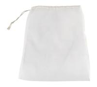100 sacs de brassage en maille, sac de filtre à vin réutilisable de qualité alimentaire sac en tissu de fromage pour filtrer la presse à cidre de pomme fabrication de bière à (45x62cm)