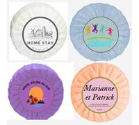 100 SAVONS 20G personnalisés avec votre logo