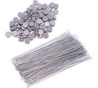 100 scellés 8 mm + 100 fils de plombage 100 mm pour boîte à dons HMF
